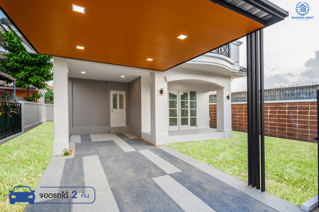 บ้านมือสองตกแต่งใหม่ แบรนด์ LH ม.ชัยพฤกษ์ บางใหญ่-เซ็นทรัลเวสต์เกต หลังมุม ตอบโจทย์ทุกการอยู่อาศัย เนื้อที่ 56.8 ตร.ว. ฟังก์ชัน 3 ห้องนอน 2 ห้องน้ำ จอดรถได้ 2 คัน บนทำเลดีที่สุด! ใกล้เซ็นทรัลเวสต์เกต ทางด่วน "กาญจนาภิเษก" และรถไฟฟ้า "สถานีคลองบางไผ่"